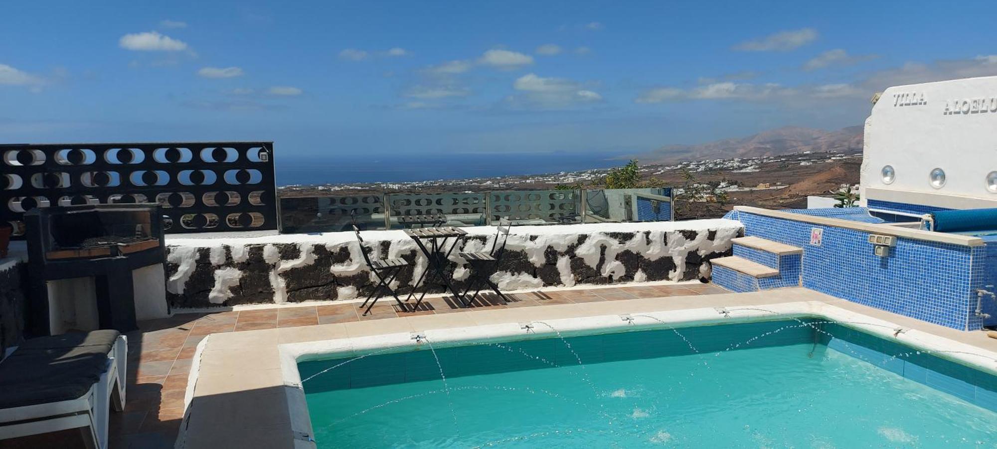 Aloelux Villa !! - Private Villa With Pool , Jacuzzi, Cinema, Massage ,Wonderful View, Art Desing Villa Tías Dış mekan fotoğraf